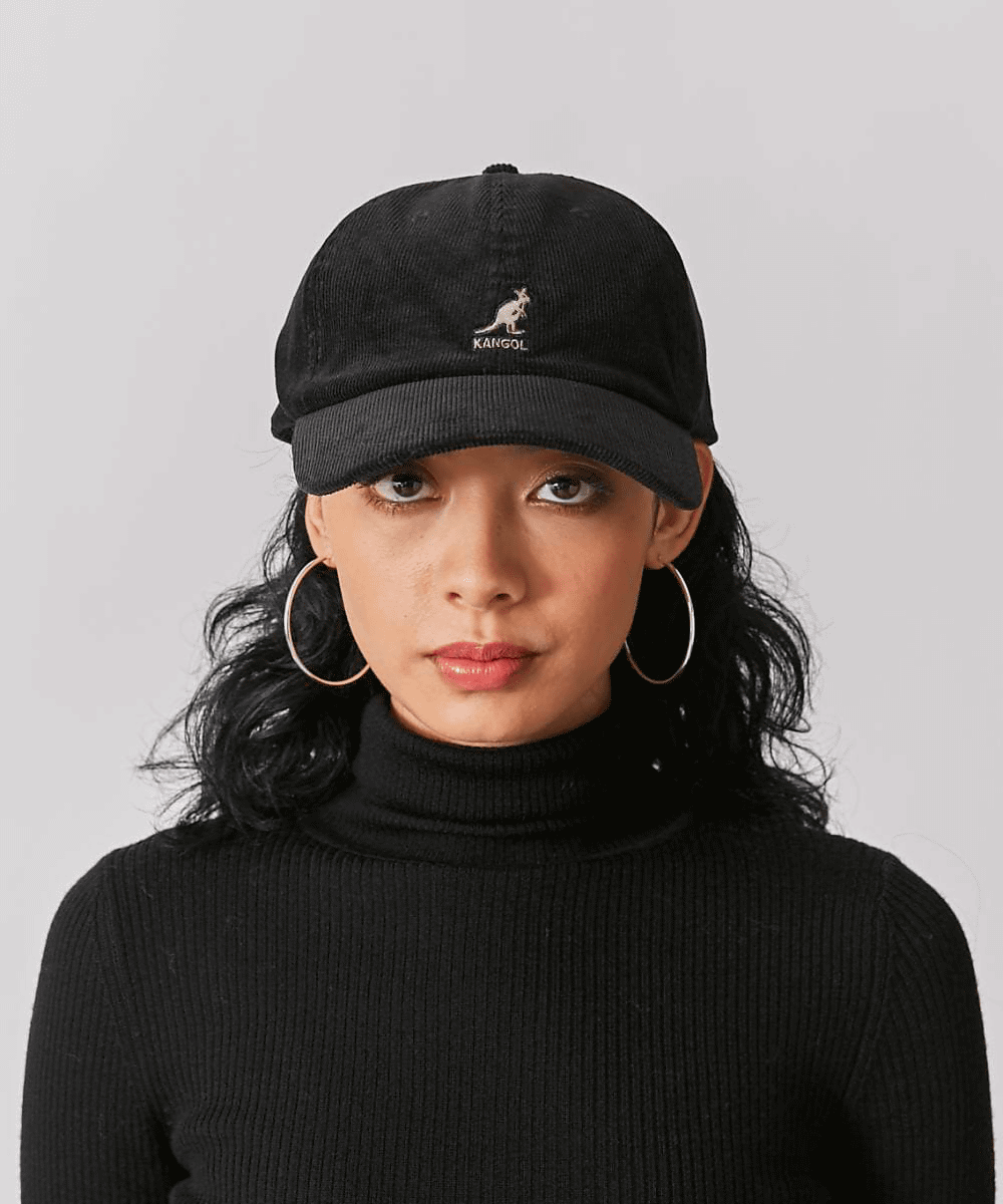 BLACK　頭囲：55.5cm 着用：ONE SIZE