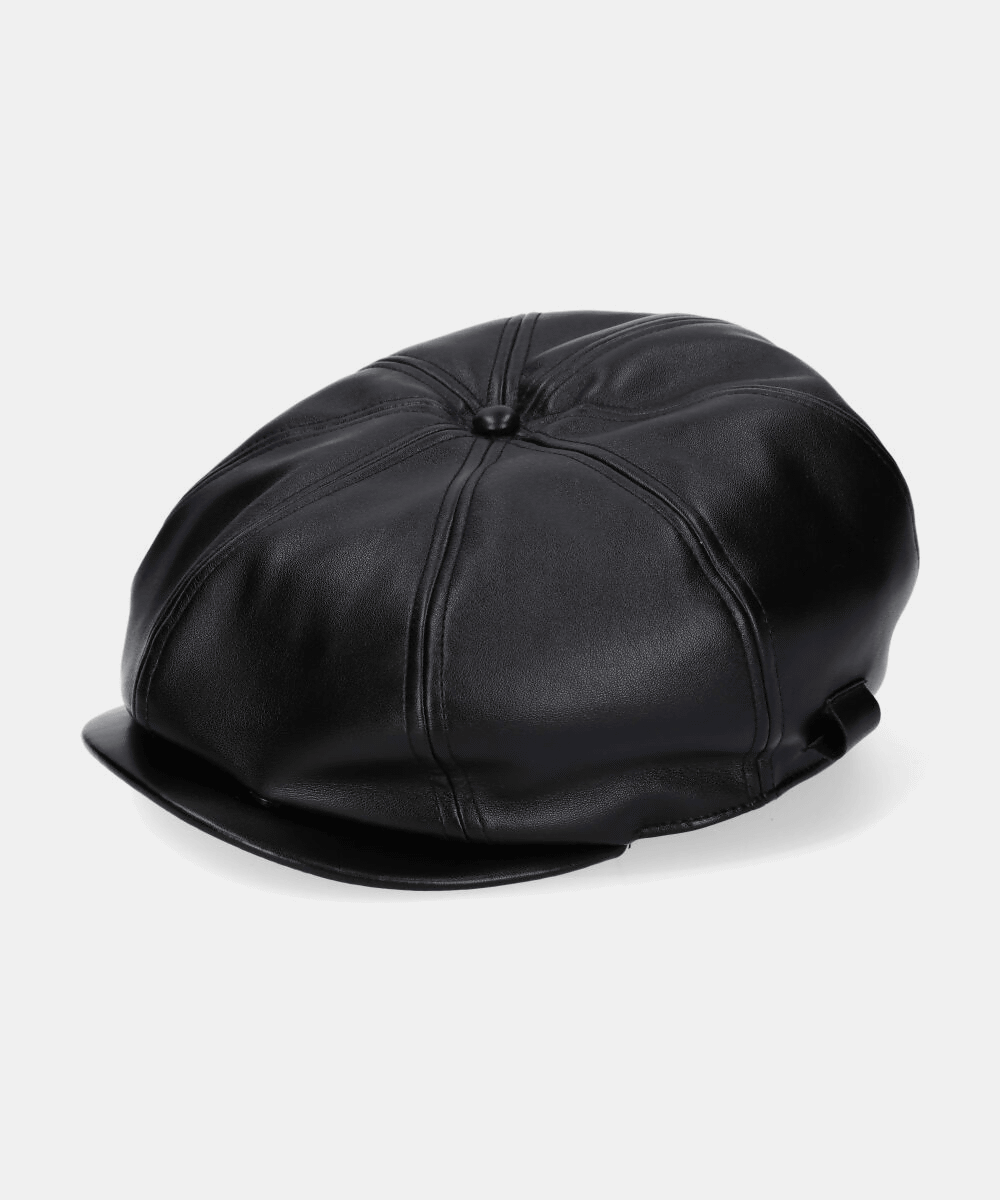 Faux Leather Cap