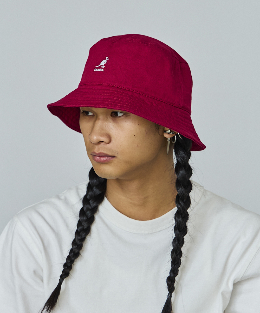 KINGサイズ KANGOL バケットハット Navy 大きい帽子 XXLサイズ - 帽子