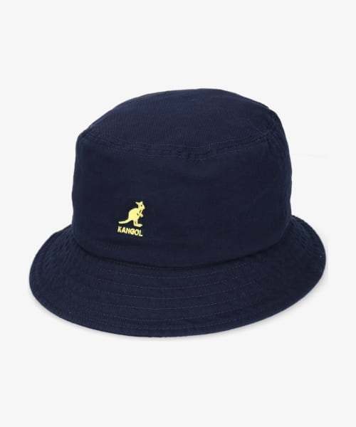 WASHED BUCKET | S(06) BLACK (01) | BUCKET | ハット | ｜帽子通販｜KANGOL(カンゴール ）公式オンラインストア