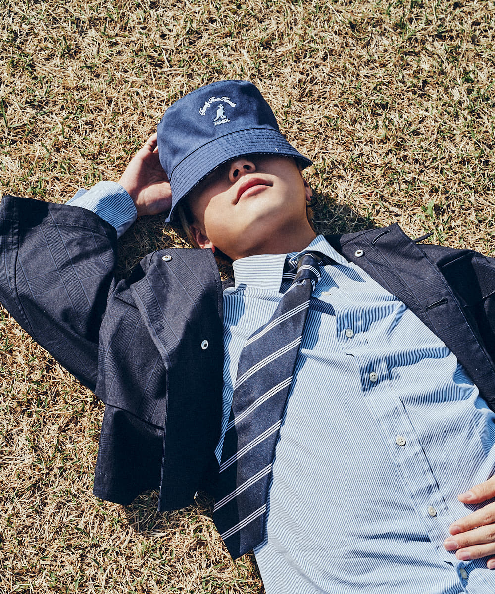 KANGOL x 24Karats Rev Bucket | M(07) NAVY (71) | BUCKET | ハット 