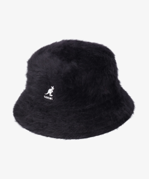 KANGOL　Furgora Bucket　Black　XLサイズ　アンゴラ