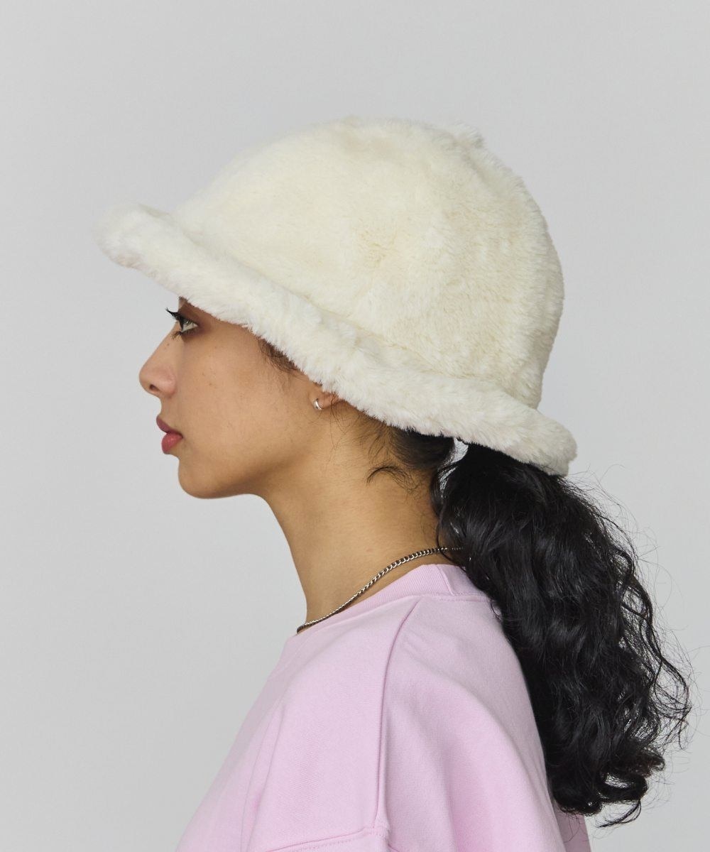 ハットKANGOL FAUX FUR CASUAL 深瀬着用　L size