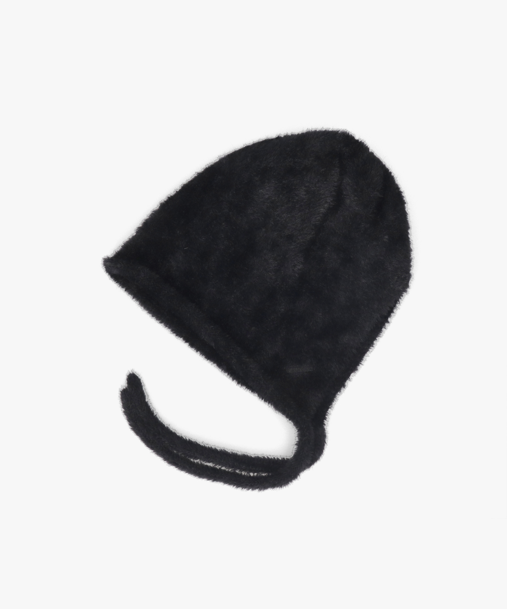 FAUX FUR KNIT BONNET