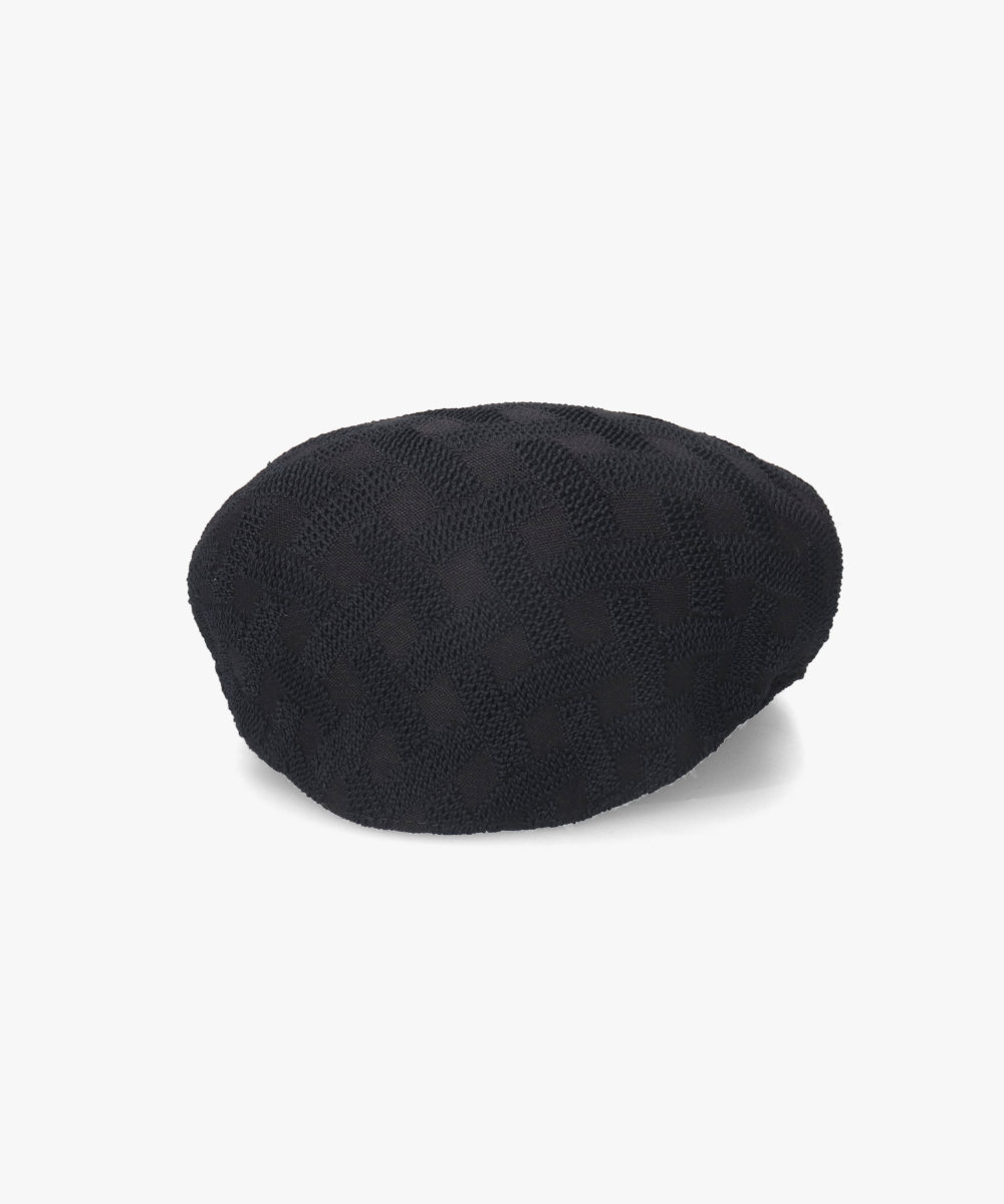 【21AW】マリアーノ MAGLIANO 牛革 ハンチング帽 M 黒 帽子 21AW】マリアーノ MAGLIANO 牛革 ハンチング帽 M 黒 帽子