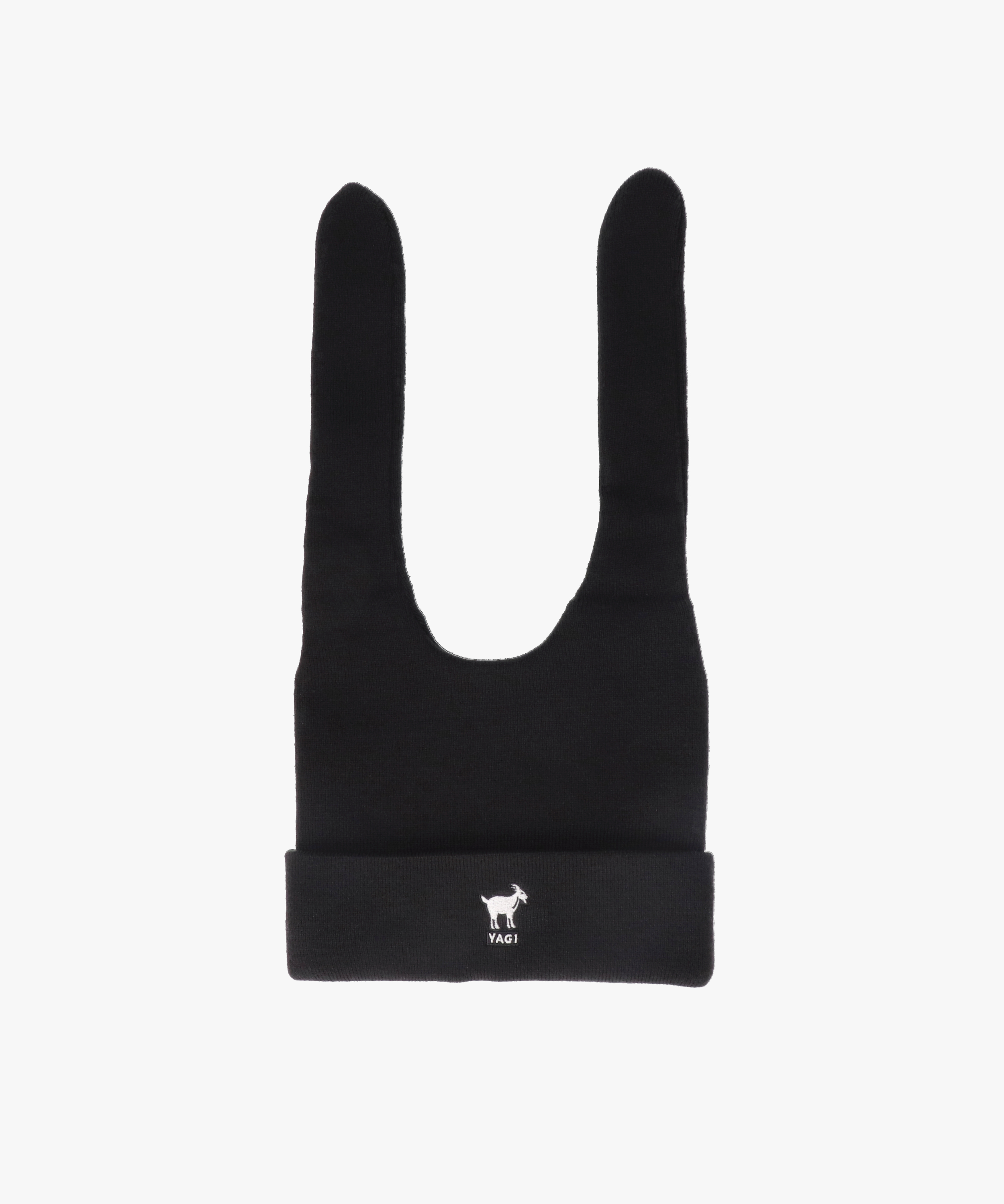 帽子 KANGOL YAGI RABBIT EARS CUFF BEANIE YAGI Rabbit Ears Beanie | ONE SIZE(19) BLACK (01) | KNIT