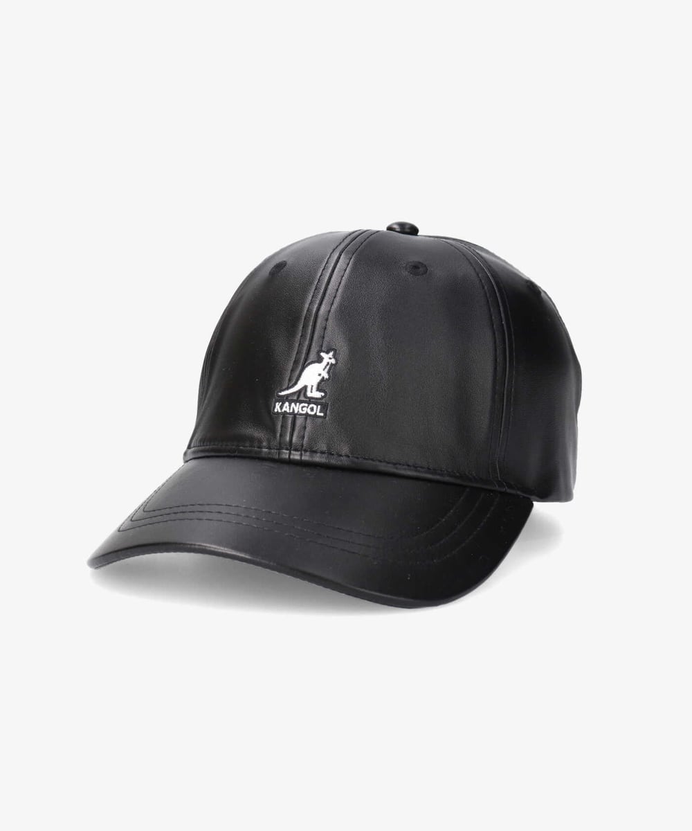 SMU FAUX LEATHER DEEP FIT CAP