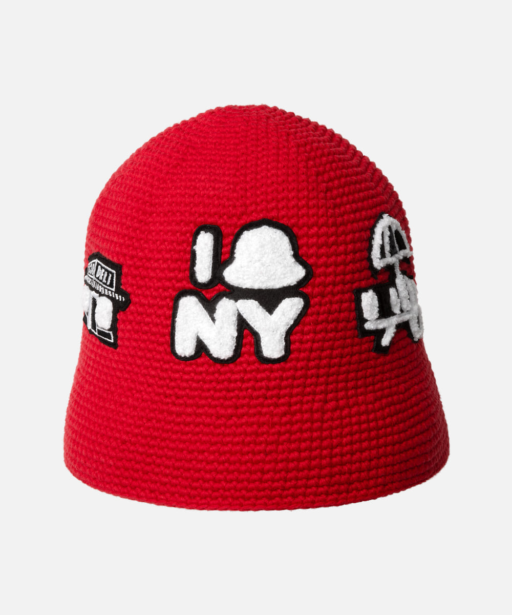 NY CROCHET HAT | ONE SIZE(19) WHITE (06) | HAT | ハット | ｜帽子