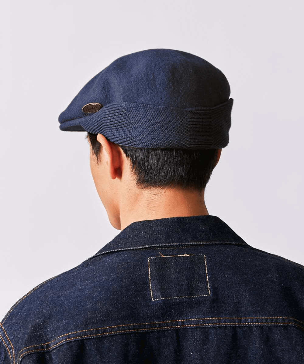 NAVY 　頭囲：57.5cm 着用：L