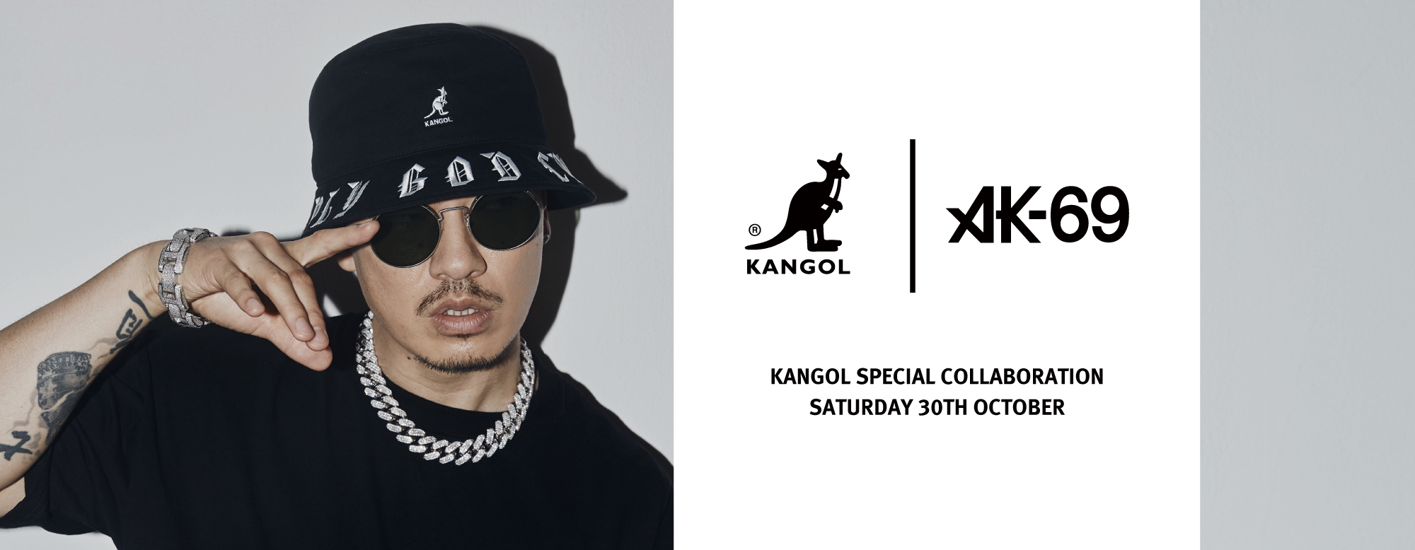 KANGOL×AK-69 Washed Bucket 第2弾