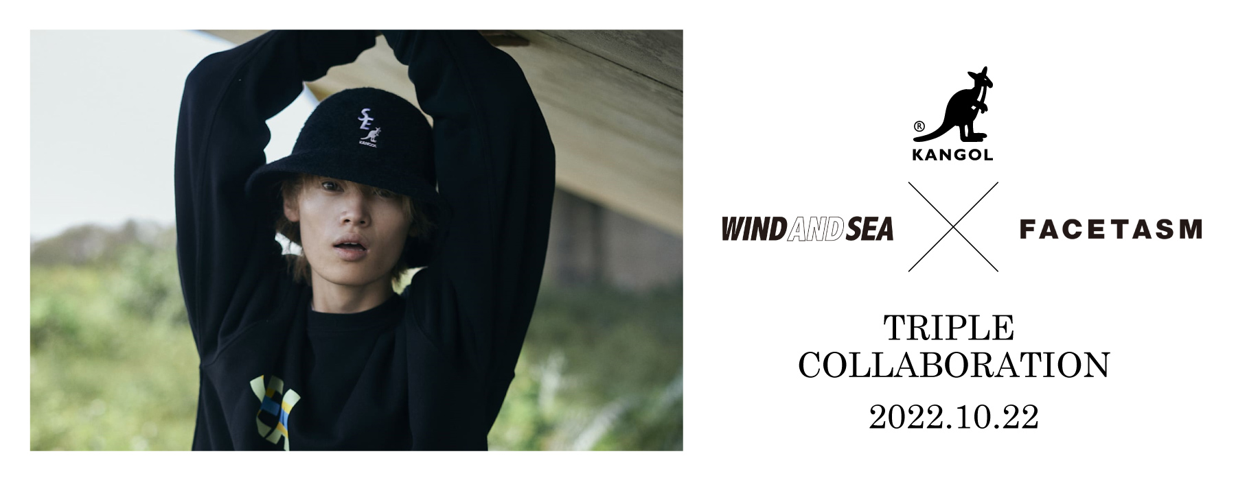 FACETASM WIND AND SEA KANGOL アンゴラ ハット 帽子-