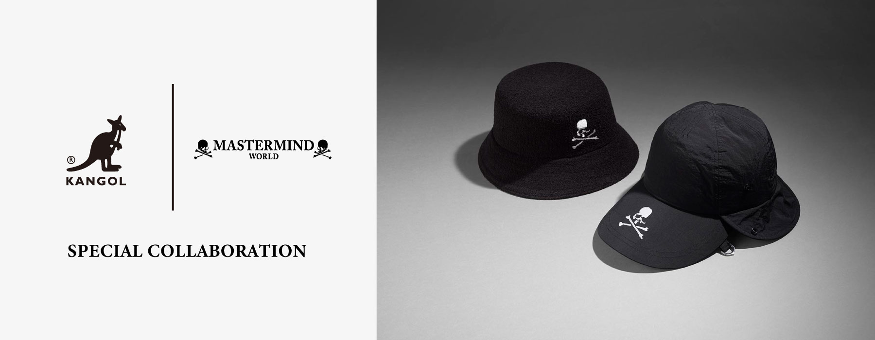 【KANGOL×MASTERMIND WORLD SPECIAL COLLABORATION】